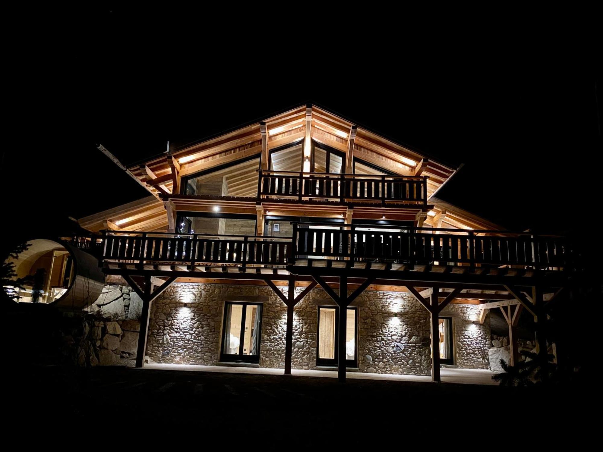 Chalet Aguila - Jacuzzi Et Sauna Panoramique - Construit En 2023 Bolquere Ngoại thất bức ảnh