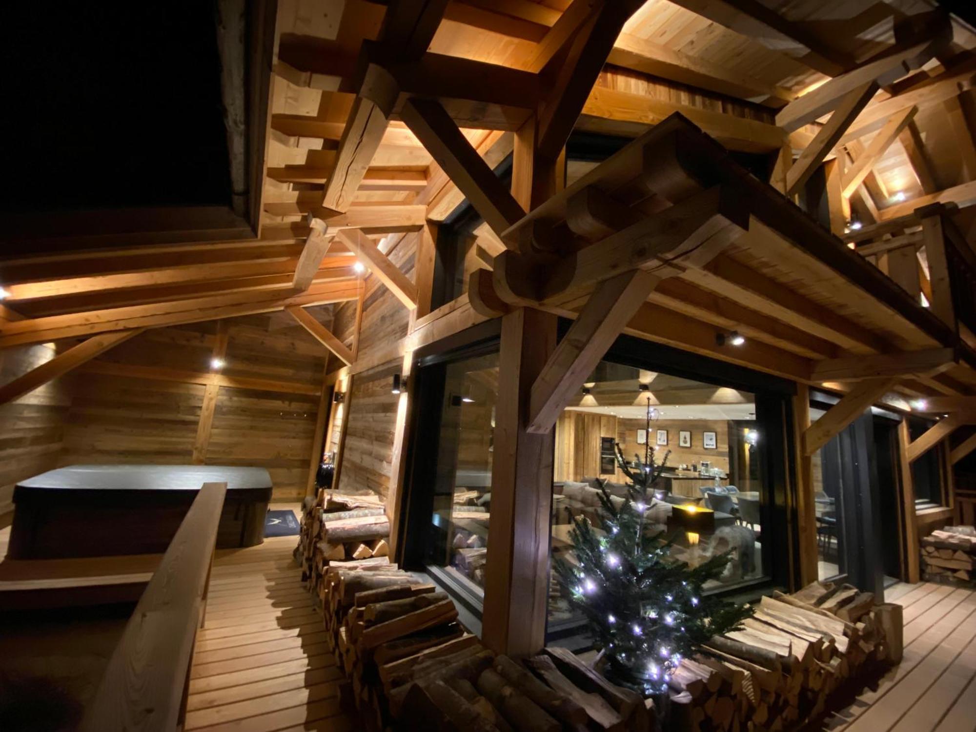 Chalet Aguila - Jacuzzi Et Sauna Panoramique - Construit En 2023 Bolquere Ngoại thất bức ảnh