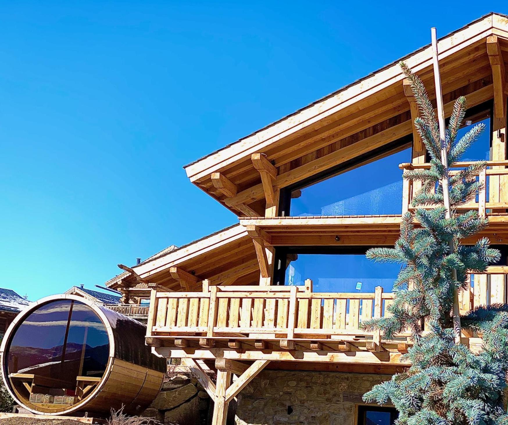 Chalet Aguila - Jacuzzi Et Sauna Panoramique - Construit En 2023 Bolquere Ngoại thất bức ảnh