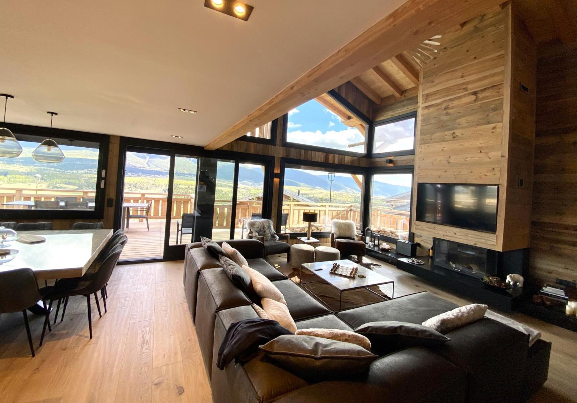 Chalet Aguila - Jacuzzi Et Sauna Panoramique - Construit En 2023 Bolquere Ngoại thất bức ảnh