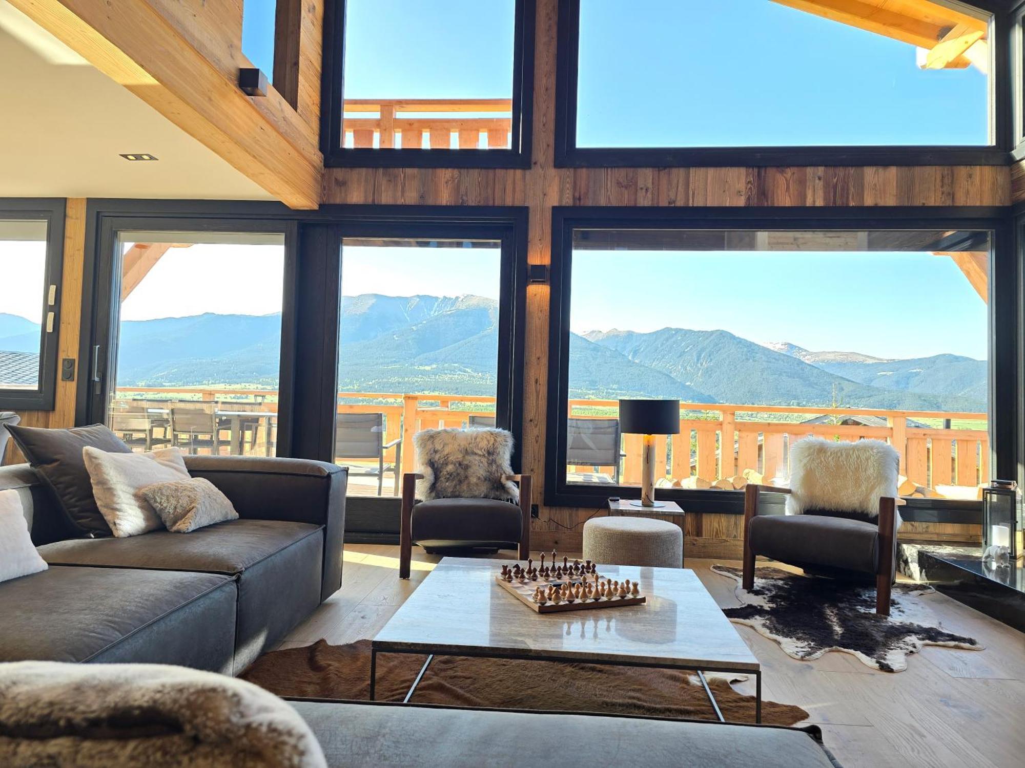 Chalet Aguila - Jacuzzi Et Sauna Panoramique - Construit En 2023 Bolquere Ngoại thất bức ảnh
