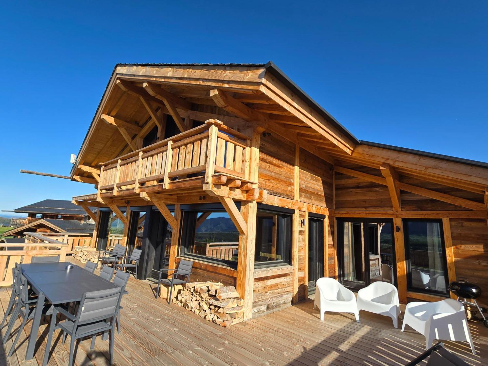 Chalet Aguila - Jacuzzi Et Sauna Panoramique - Construit En 2023 Bolquere Ngoại thất bức ảnh